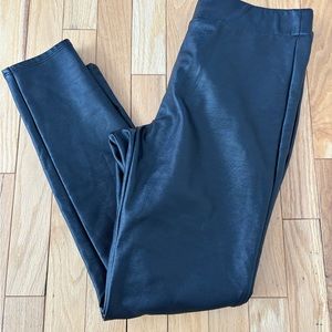 Loft lined faux leather leggings. Size M